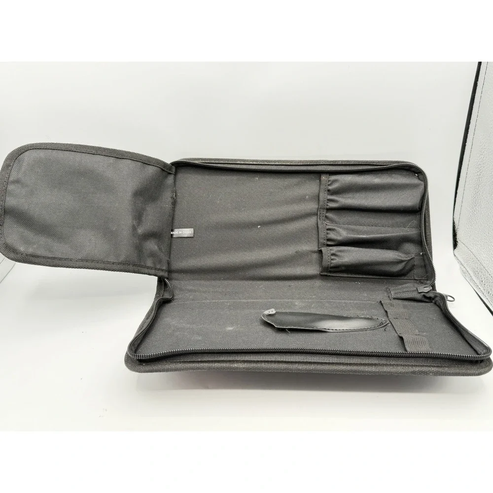 Wusthof Black Knife Storage Traveler Case Cordura Canvas zippered 12.5